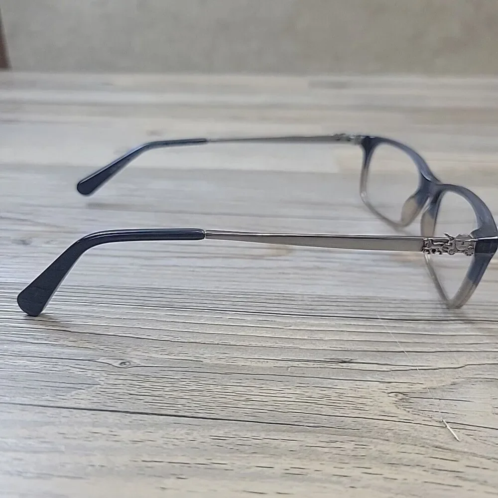 Coach HC 6110 5489 Denim Taupe Glitter Gradient Eyeglasses FRAMES ONLY 50-16-140
